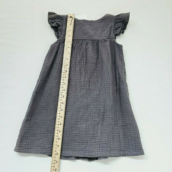 NWT H&M Flutter Sleeve Cotton Dress | 4/5 - Picture 4 of 7